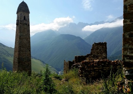 Petit hameau abandonné en amont de Lyazhgi