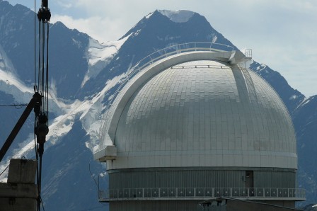 Le dôme de l'Observatoire Terskol (3127m)