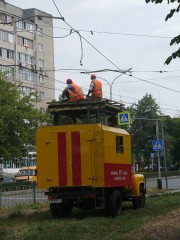 Dépannage sur le réseau du tramway de Vladikavkaz